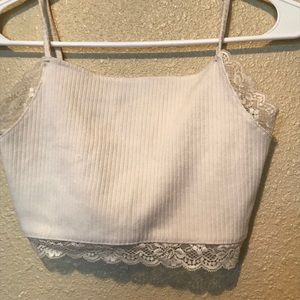 White Crop top